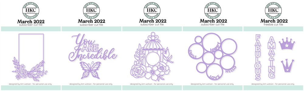 May 2022 Hip Kit Club Cut Files